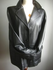 Real Leather Jacket 20 Relaxed Western Boyfriend Smart Black Soft For Women