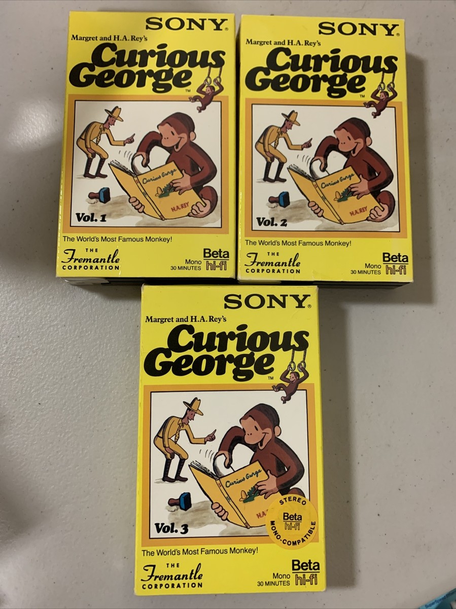 CURIOUS GEORGE- Vol I-3 - Sony BetaMax - Not VHS | eBay