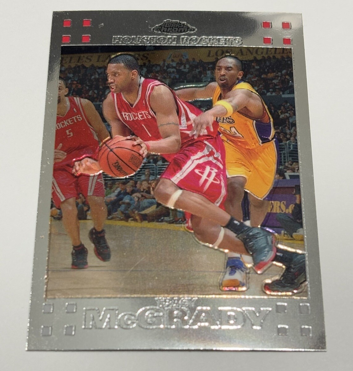 2008 Topps Chrome Basketball Tracy McGrady Kobe In Background | eBay