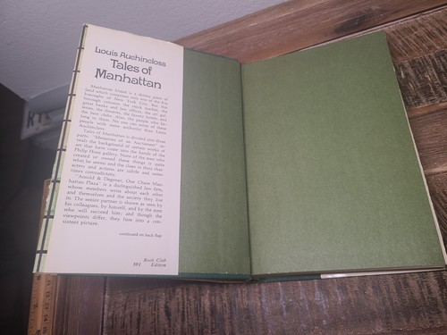 Hardcover Tales of Manhattan von Louis Auchincloss mit Staubjacke BCE 1967 - Bild 6 von 10