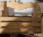 Frankenmuth Brewery Wood Beer CADDY Very RARE MICHIGAN 6 PACK HOLDER Collectable — photo 5