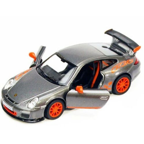 5352 Kinsmart 1:36 - 2010 Porsche 911 GT3 RS - 5" Diecast Toy Car  Gray Colors - Picture 1 of 5
