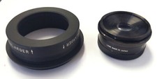 50MM LENS FOR 35MM ENLARGER F/3.5 w/ a 75MM LENS FOR 6X6 ENLARGER adapter