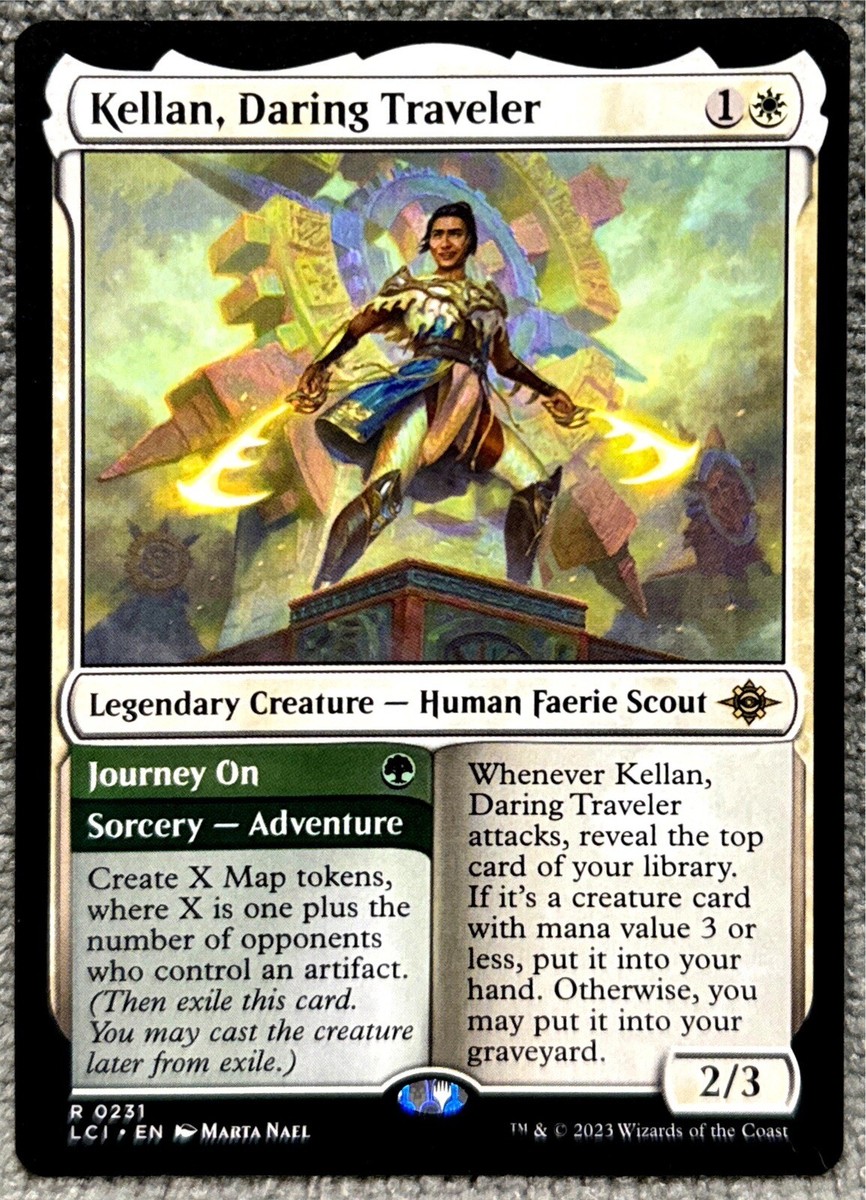 kellan mtg card Ultra Pro it becomes plotted Magic the Gathering Wilds of