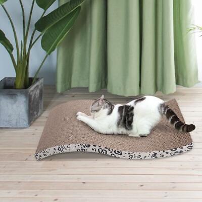 Wave Degin Cat Scratching Corrugated Board Scratcher Bed Pad Toy with Catnip 