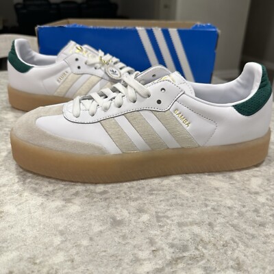 Size 11 Woman s (9.5 Men s) - adidas Sambae Off White Green | IF7162