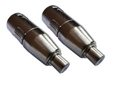 2er Set deetech Adapter XLR male Stecker auf ...
