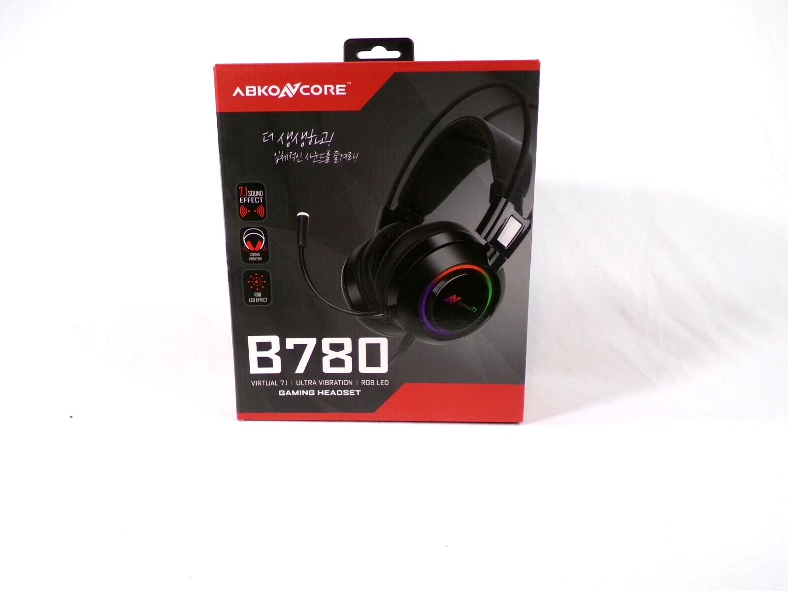 Gaming Headset AbkoAVcore B780 7.1 RGB LED STRONG VIBRATION 7.1 SOUND EFFECT FUN-image