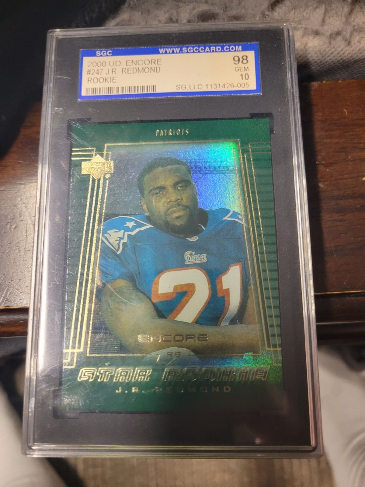 JR Redmond Upper Deck Ovation #74 Base