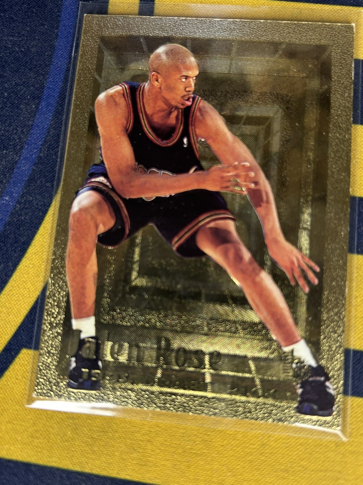 1994-95 Topps Embossed - Golden Idol #113 Jalen Rose (RC)