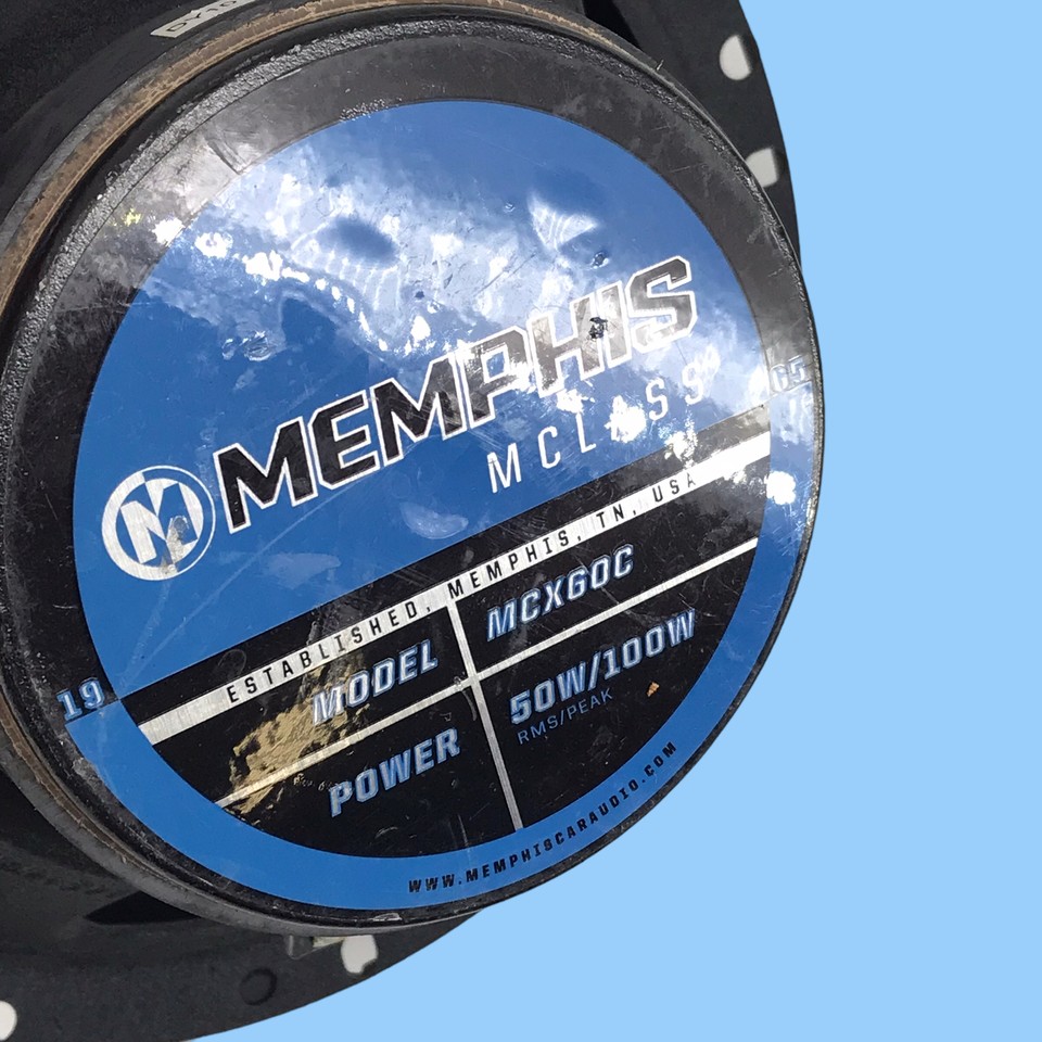 MEMPHIS MCX60C 6.5" CAR COMPONENT SPEAKER U6311 eBay