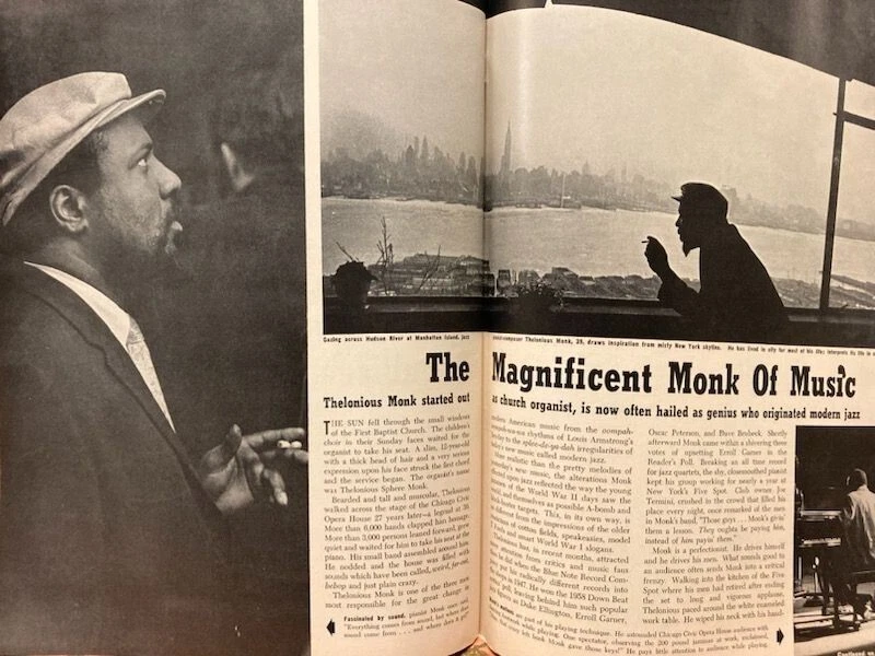 Vtg. EBONY May 1959~Thelonious Monk~Sidney Poitier~Rafer Johnson~Dixieland Jazz Foto 4 de 4