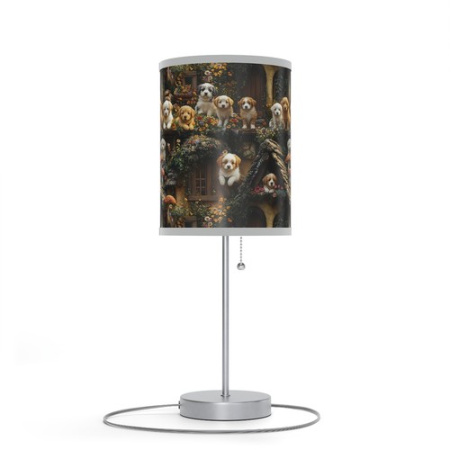 Whimsical Dog-Themed Table Lamp, Puppy Decor, Home Lighting, Pet Lover Gift, - Picture 25 of 33