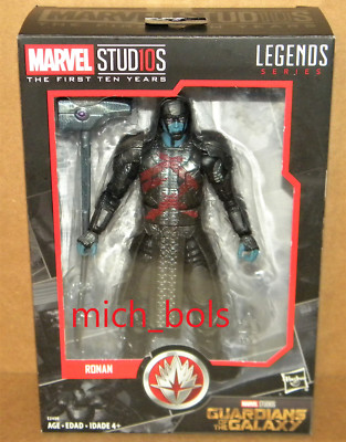 RONAN THE ACCUSER Marvel Legends 10 Years Studio 6'' Figure Guardians Galaxy GOTG