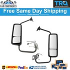 TRQ New Driver & Passenger Side Mirror Set For 1996-2017 Freightliner Columbia
