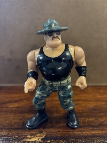 Hasbro WWF Sgt Slaughter Wrestling Action Figure S...