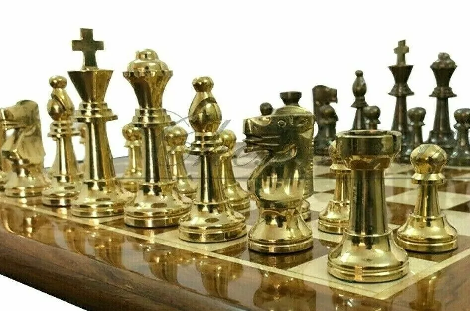 French Lardy Staunton Tournament Chess Set Pieces with Free