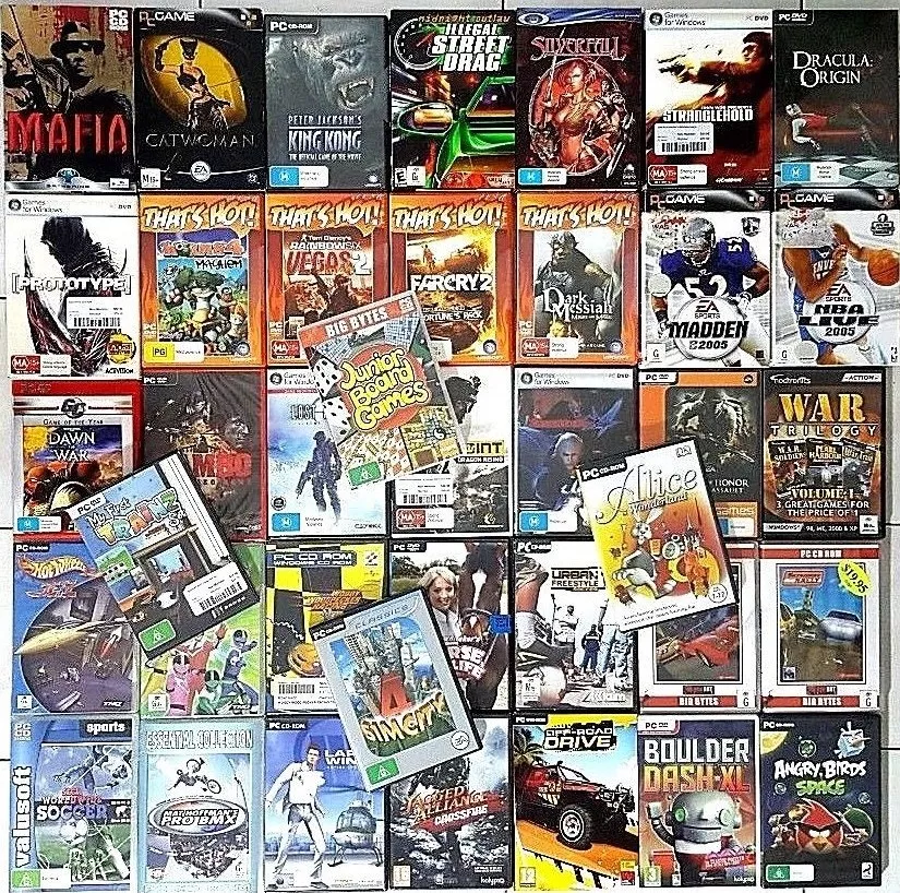 PC Games : Select Your Titles - FREE POST