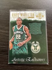 Khris Middleton 2016-17 Court Kings Basketball Artistic Endeavors Patch #26 /149