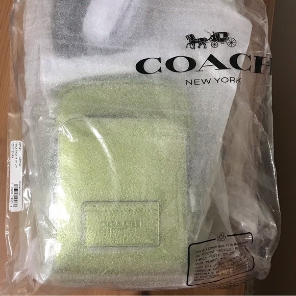 ? Coach track pack 14 Metallic Citrine NWT Coach Track Pack 14 CP141 METALLIC CITRINE | eBay main image 4