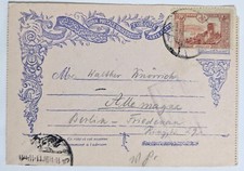 Ottoman Empire PO, Eskisehir--Berlin, DE/20-P. on Censored TR Letter Card/1916!