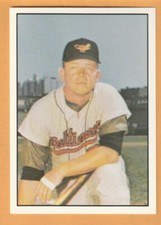 Jackie Brandt Baltimore Orioles 1978 TCMA 60'S I #33 Omaha Nebraska