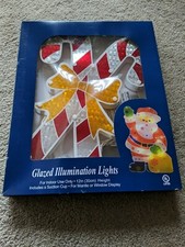 Candy Cane Glazed Illumination Light New Free Ship