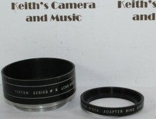 44mm metal lens hood shade series 6 VI lenses 44.5mm screw in adapter Tiffen