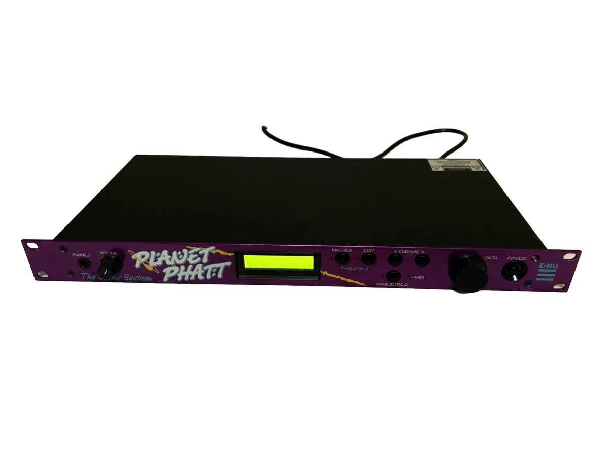 Emu PLANET PHATT Sound Module MIDI / E mu rack Purple Great Emu PLANET PHATT Sound Module MIDI / E mu rack Purple Great