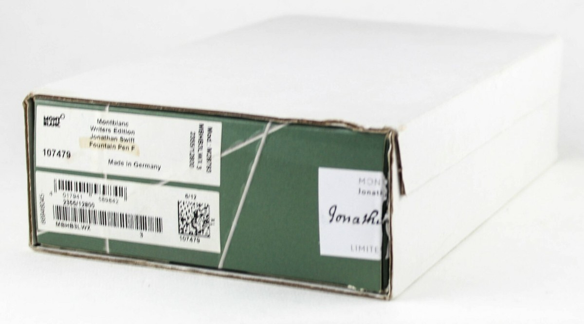 Montblanc Writers Edition Jonathan Swift LE Fountain Pen - F | eBay