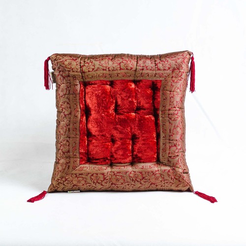 Indische Sitzpuff Sitzkissen Bodenkissen Yogakissen Orientalisches Kissen Indien - Bild 24 von 85