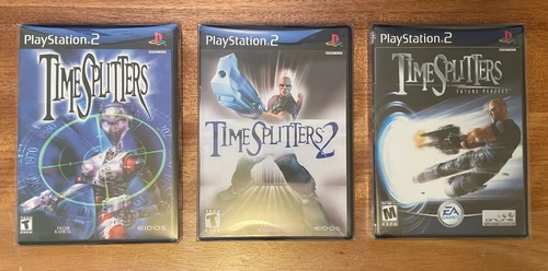 TimeSplitters Trilogy (1, 2, and 3) on PlayStation 2 - all complete CIB + tested