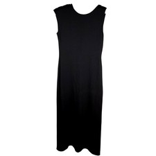 Reformation Uneven Shoulders Open back Black Dress Size M