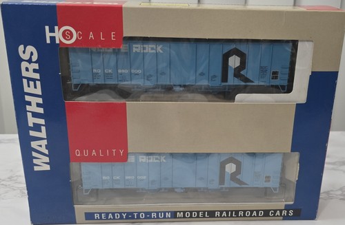 Tolva cubierta Walthers RTR HO #932-23691 50’ Airslide Rock Island (paquete de 2) | Condition: New