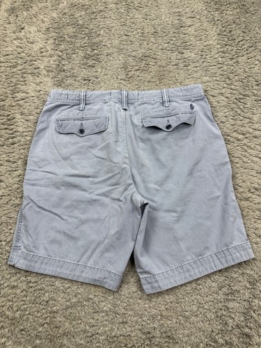 Polo Ralph Lauren Shorts Herren 34 x 9 blau Twill entspannte Passform Überschuss Militär Chino - Bild 2 von 12