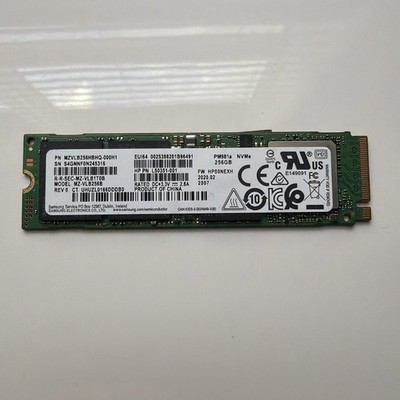 Samsung PM981a 256GB NVMe M.2 2280 SSD MZ-VLB256B PCIe Gen3x4