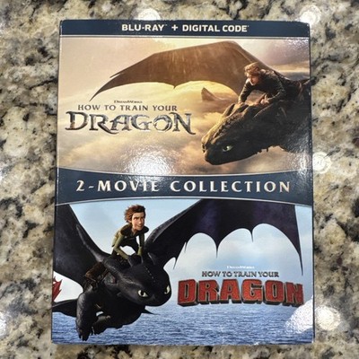 How to Train Your Dragon: 2-Movie Collection - Blu Ray + Slipcover NO DIGITAL 