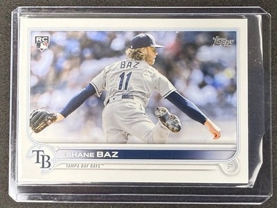 2022 Topps - Complete Set - Rookie Image Variations - #421 Shane Baz (RC) Tampa