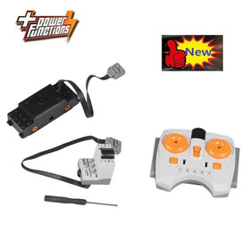 Power Functions 4Pcs Battery Box Train Motor IR Receiver Controlled For Lego Set