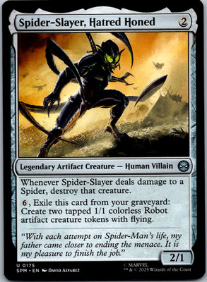 Spider-Slayer, Hatred Honed Marvel's Spider-Man NM Normal