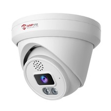 Anpviz 6MP Turret POE IP Camera, AI Detection, 2-Way Audio, Color Night Vision