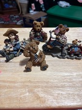 Lot of 4 Boyds Bears and Friends Patriotic Figurines