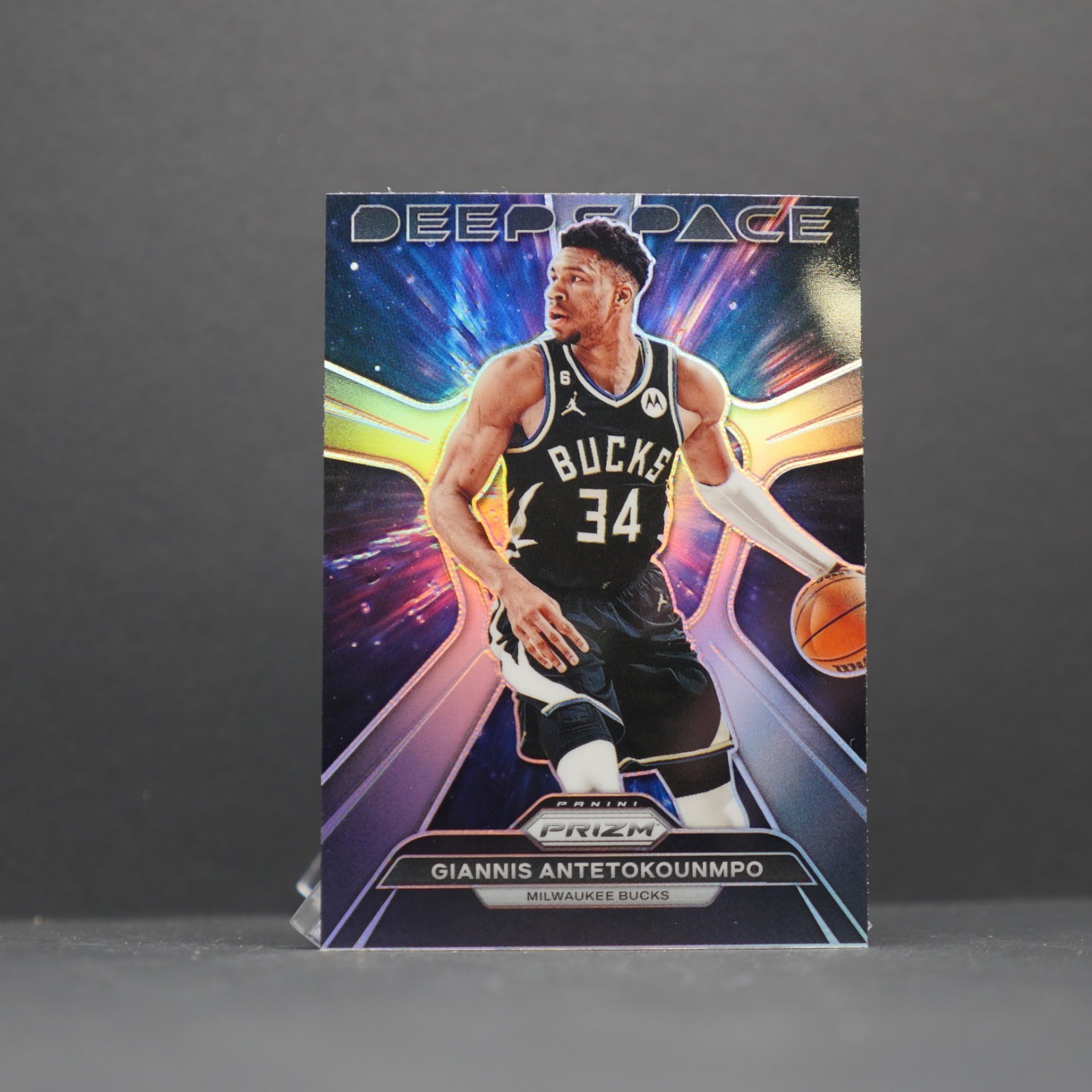 2023-24 Panini Prizm - Deep Space Giannis Antetokounmpo #9 Silver Prizm
