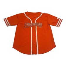 Vintage Starter Oklahoma State OSU Cowboys Baseball Jersey Mens Sz M Orange NCAA