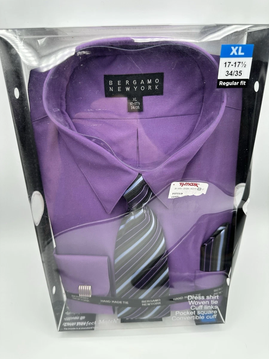 Bergamo Blue Shirts for Men for sale | eBay