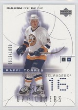 2001 Upper Deck Challenge for the Cup Up and Comers /1000 Raffi Torres #124 0f8