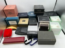 Lot Of 19 Empty Watch Boxes / Cases Bulova, Citizen, Skagen, Tommy Bahama As-Is