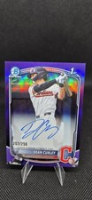 2025 Bowman Draft Chrome Prospect Auto Dean Curley Purple Refractor! 207/250! RC