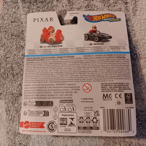 Turning Red Mei Mei Hot Wheels New Diecast Disney Pixar Toy Car Mattel - Picture 4 of 4