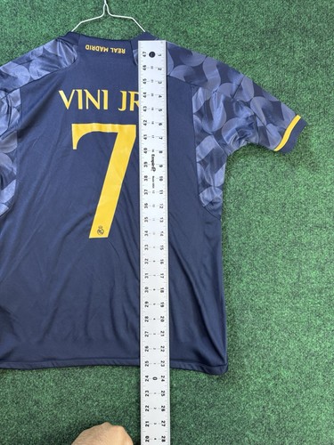 Real Madrid Jersey 23/24 Vini Jr Away Soccer Jersey IB0000 Adidas Boys Size M ER - Bild 9 von 9